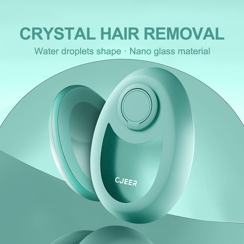 Reusable Crystal Hair Removal Tool – Painless Hair Eraser & Exfoliator for Smooth Legs, Arms & Body