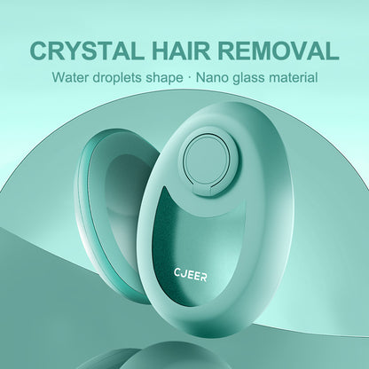 Reusable Crystal Hair Removal Tool – Painless Hair Eraser & Exfoliator for Smooth Legs, Arms & Body