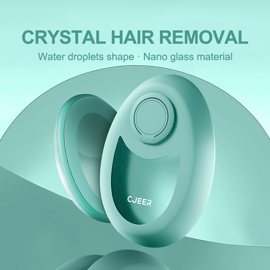 Reusable Crystal Hair Removal Tool – Painless Hair Eraser & Exfoliator for Smooth Legs, Arms & Body