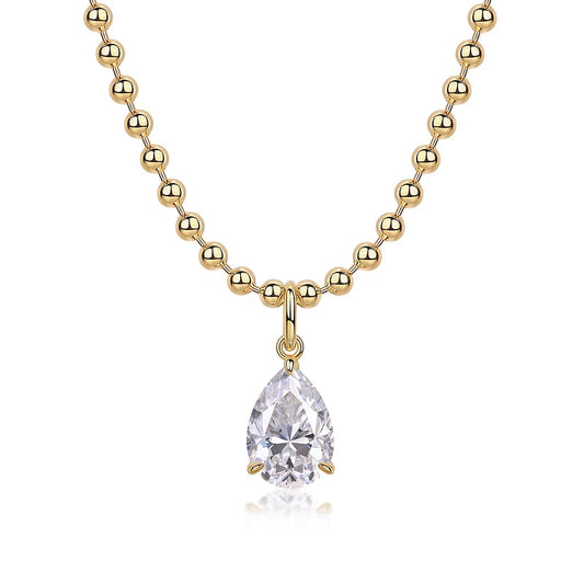 Wish Light - A Fashionable And Trendy Necklace Pendant Set With Top-quality Moissanite S925