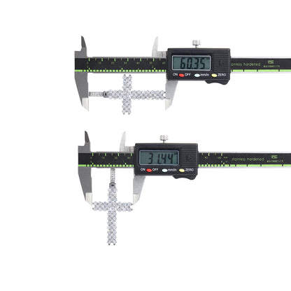 Holy Light - A Fashionable And Trendy Necklace Pendant Set With Top-quality Moissanite S925 And Silver Plated With Platinum Can Be Tested With A Diamond Pen