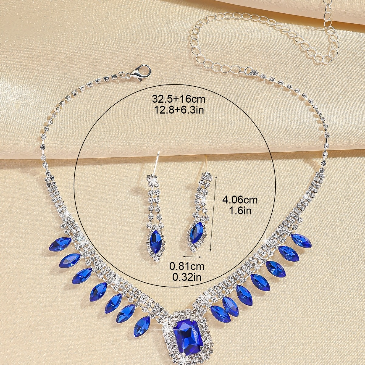 Elegant Banquet Dress Necklace Set for Women | Stylish Luxury Jewelry Suit for Parties & Weddings