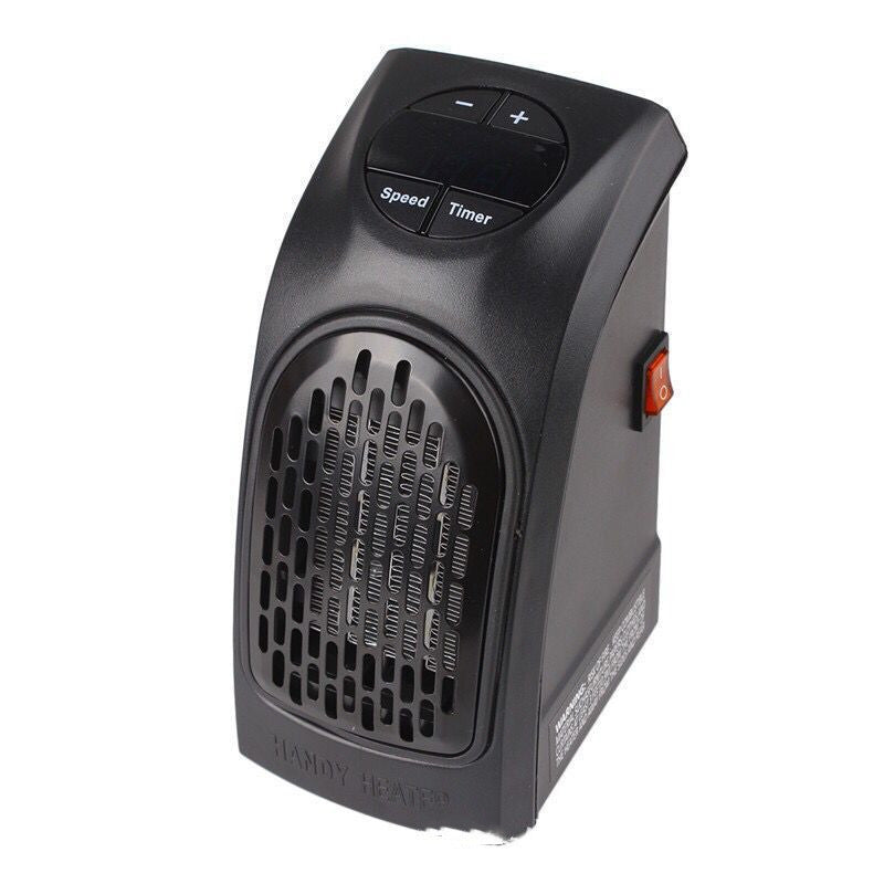 Compact Ceramic Space Heater – Quiet Mini Electric Heater Fan for Home Office Heating